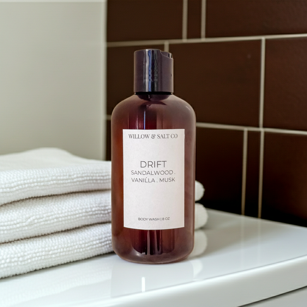 Drift Body Wash - Sandalwood, Vanilla & Musk | Warm Cozy Spa Cleanser