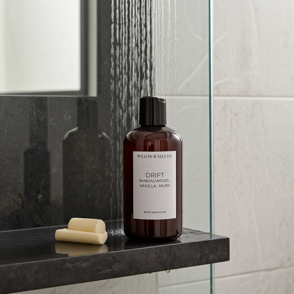 Drift Body Wash - Sandalwood, Vanilla & Musk | Warm Cozy Spa Cleanser