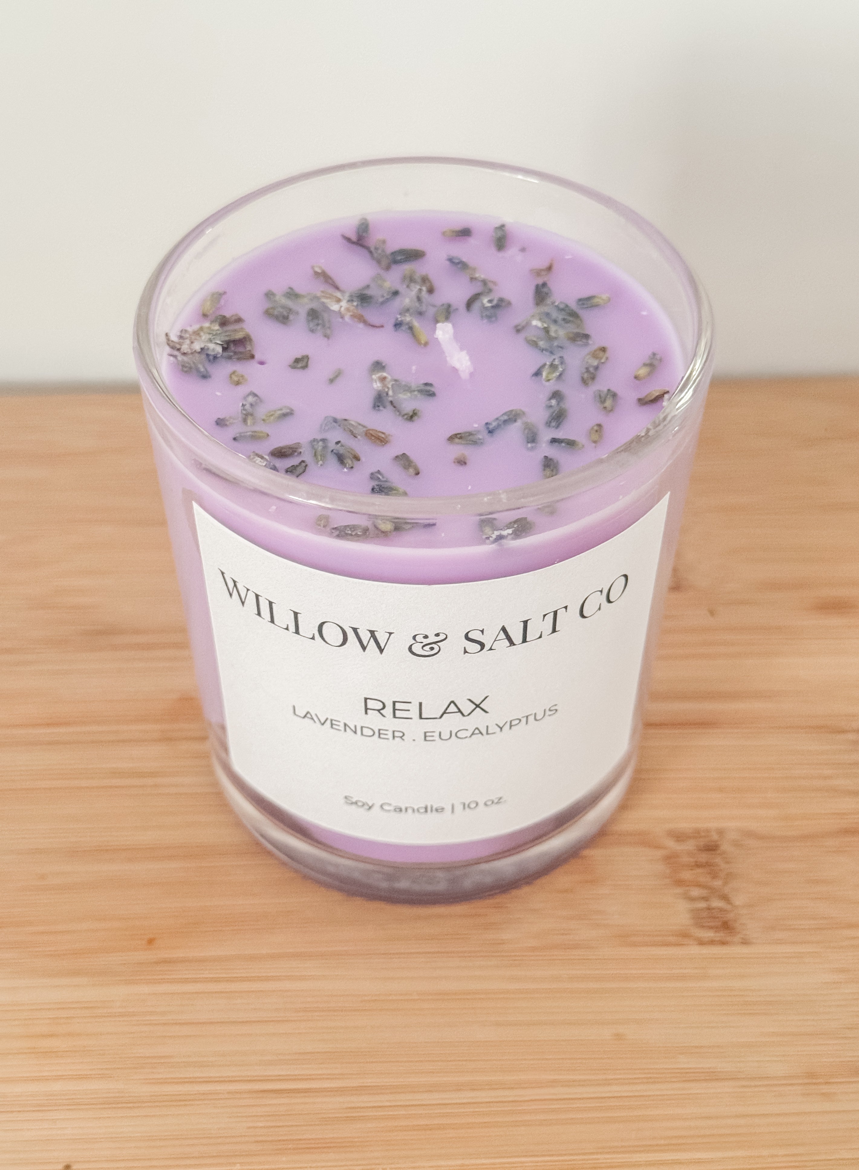 Relax Scented Soy Candle
