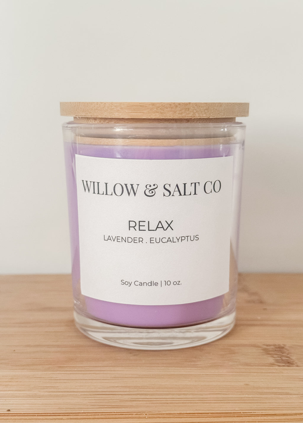 Relax Scented Soy Candle