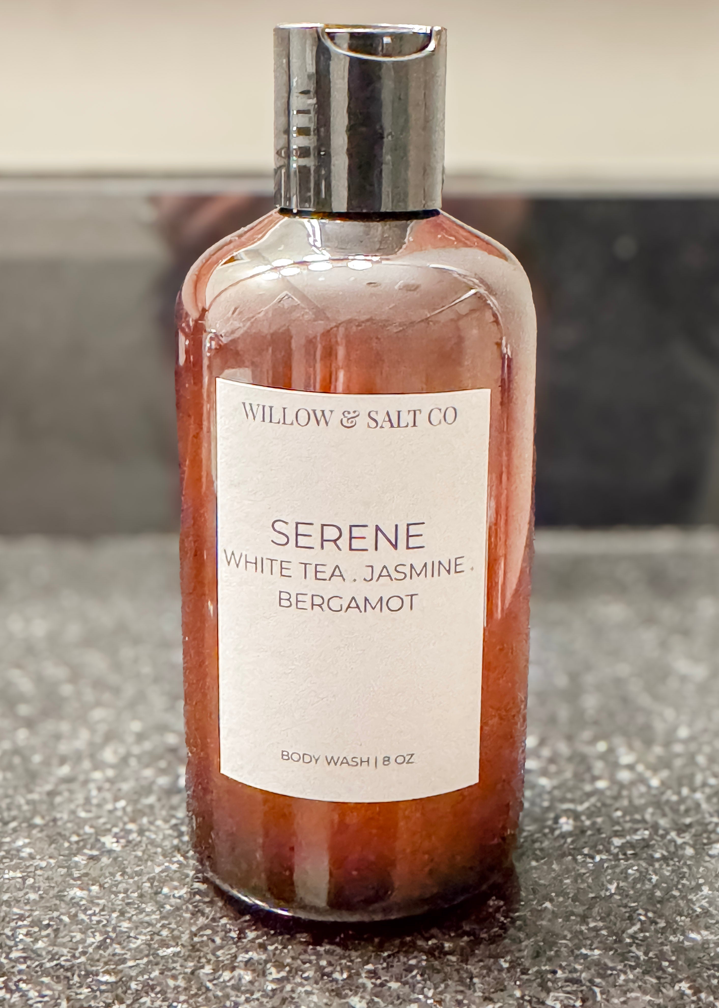 Serene Body Wash - White Tea, Jasmine & Bergamot | Soft Floral Citrus Spa Cleanser