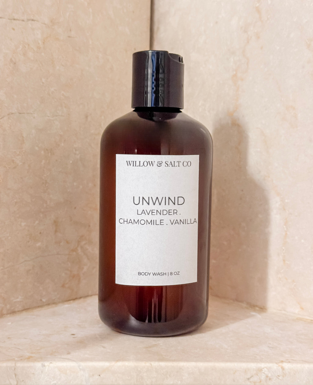 Unwind Body Wash - Lavender, Chamomile & Vanilla | Calming Body Cleanser
