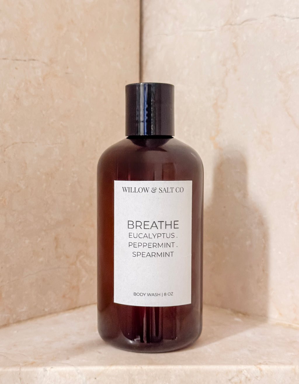 Breathe Body Wash - Eucalyptus, Peppermint & Spearmint | Cooling Mint Spa Cleanser