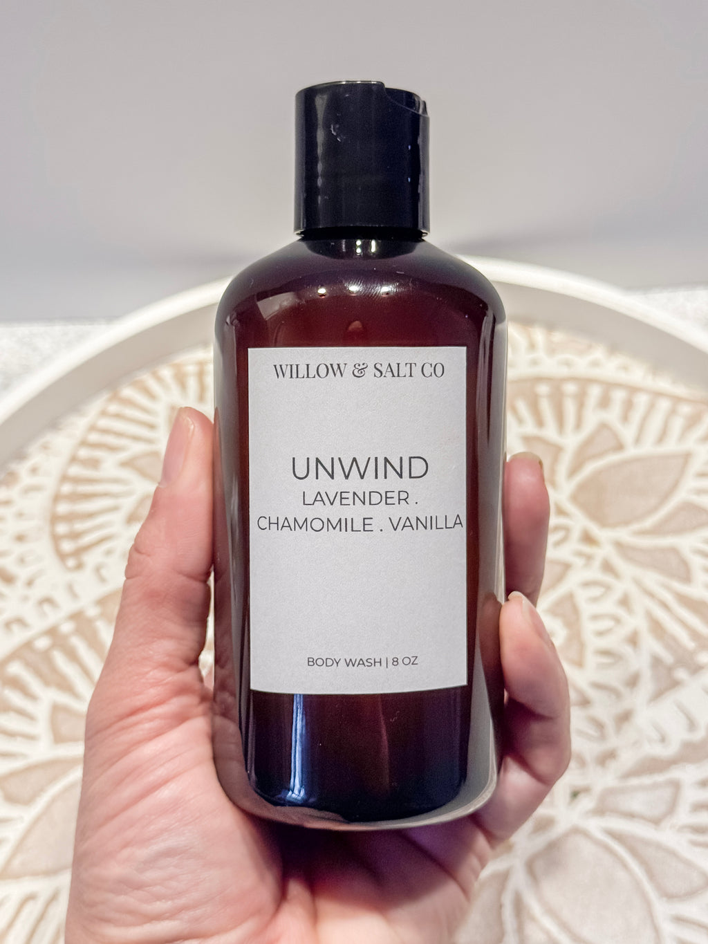 Unwind Body Wash - Lavender, Chamomile & Vanilla | Calming Body Cleanser