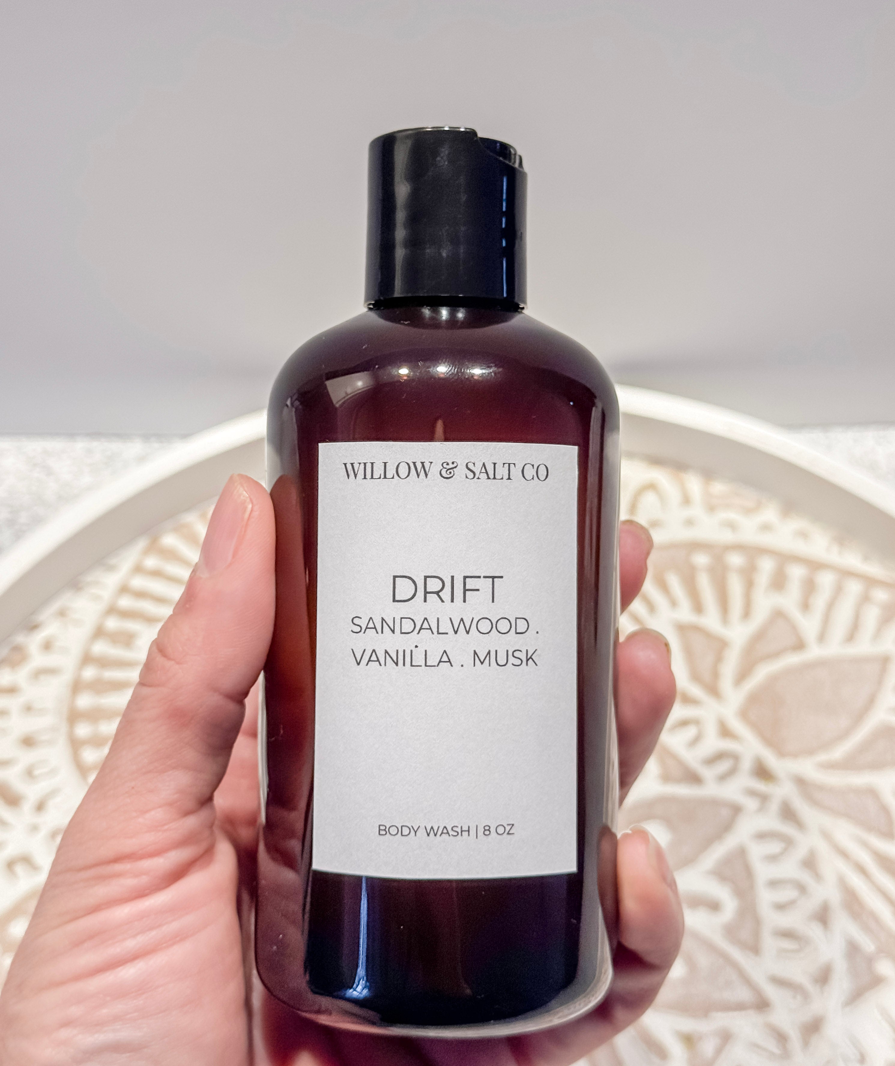 Drift Body Wash - Sandalwood, Vanilla & Musk | Warm Cozy Spa Cleanser