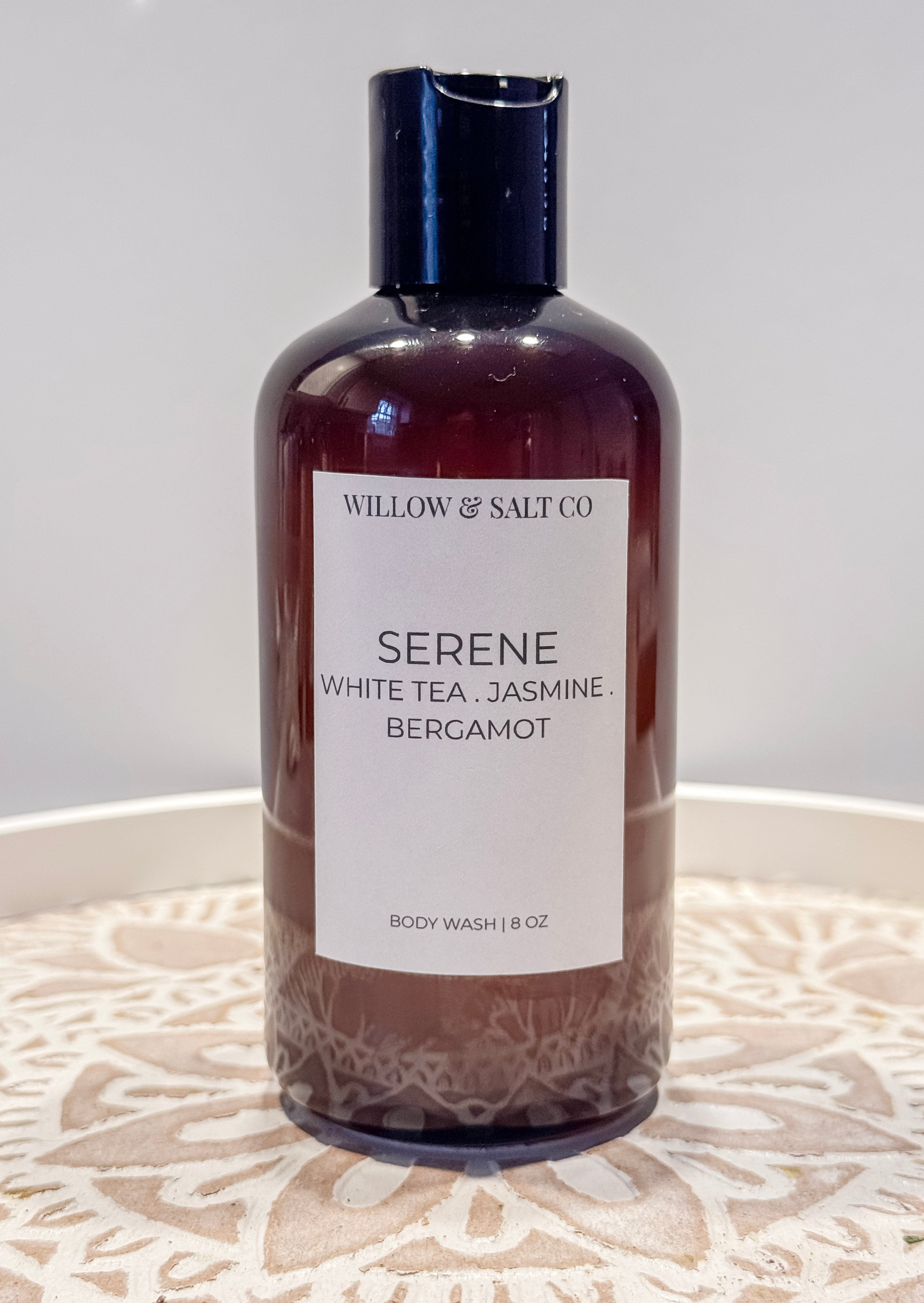 Serene Body Wash - White Tea, Jasmine & Bergamot | Soft Floral Citrus Spa Cleanser