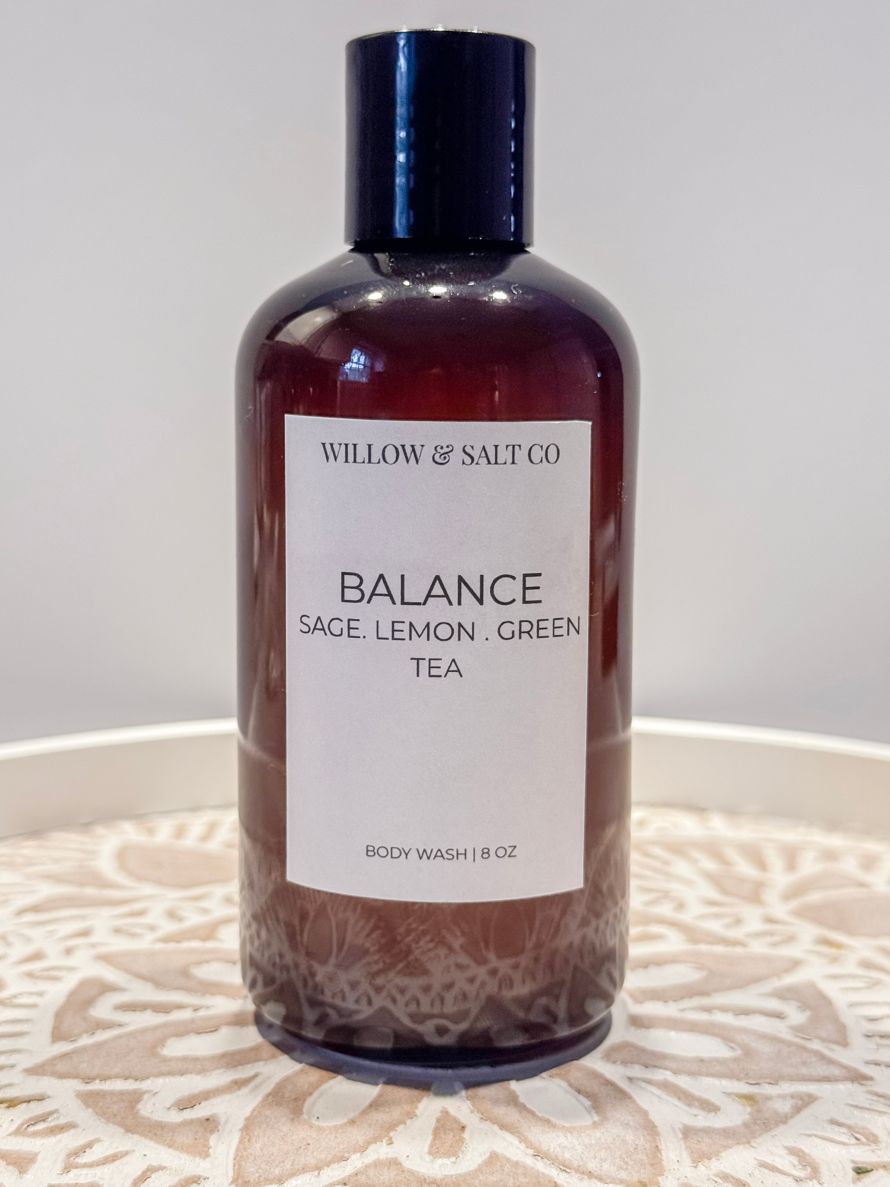 Balance Body Wash - Sage, Lemon & Green Tea | Refreshing Herbal Citrus Cleanser