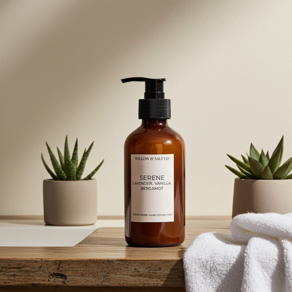 Willow & Salt Hand Lotion | Spa-Inspired Daily Moisture