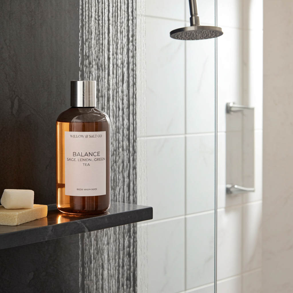 Balance Body Wash - Sage, Lemon & Green Tea | Refreshing Herbal Citrus Cleanser