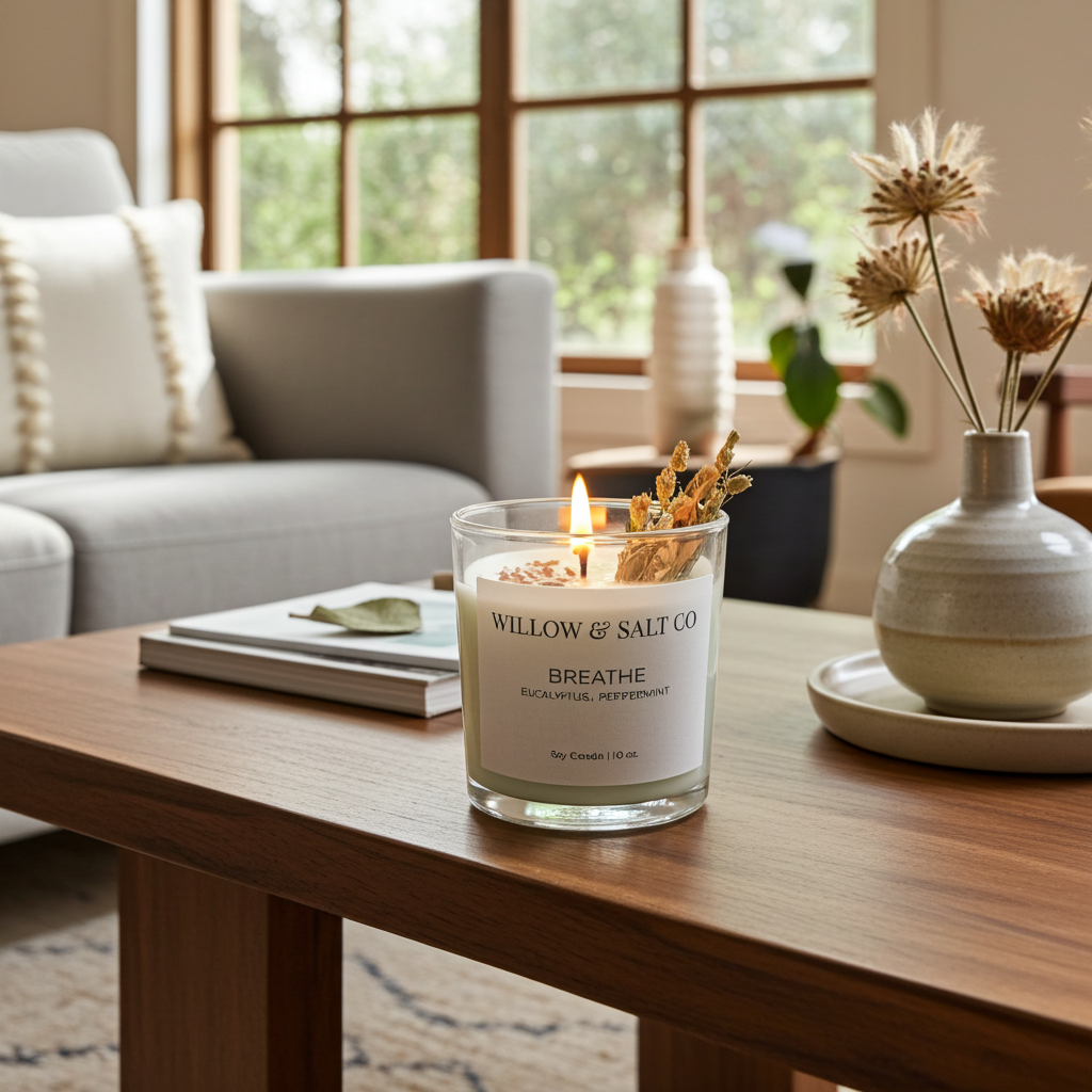 Breathe Scented Soy Candle